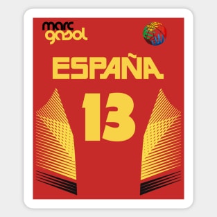 Marc Gasol Retro Spain Euro National Basketball Fan Art Sticker